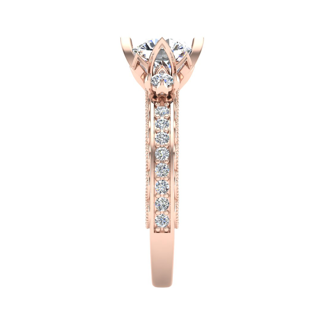 Veronica Accented Engagement Ring